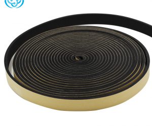 Rectangle EPDM foam rubber seal strip with adhesive back