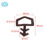 Extruded silicone rubber strip seals for wooden door - Image 3