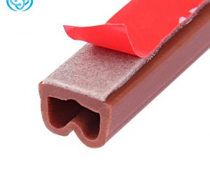 Hot selling self adhesive silicone rubber strip with m shape