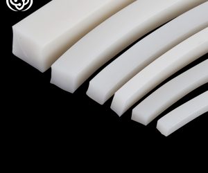 Abrasion resistant durable soft square silicone rubber cord
