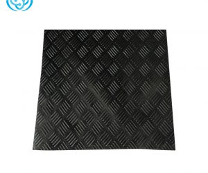 Non slip checker rubber mat with reliable quality